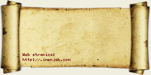 Valentina Jocić vizit kartica